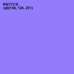 #927CFB - Medium Purple Color Image