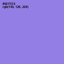 #927EE4 - Medium Purple Color Image