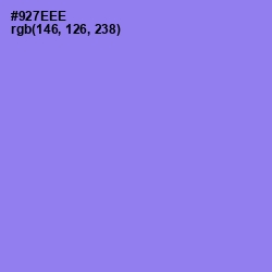 #927EEE - Medium Purple Color Image