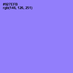 #927EFB - Medium Purple Color Image