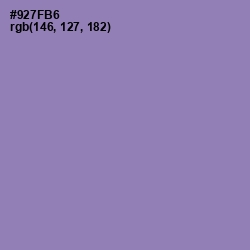 #927FB6 - Lavender Purple Color Image