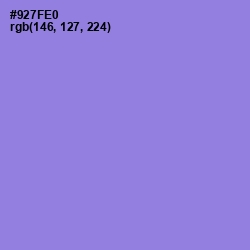 #927FE0 - Medium Purple Color Image