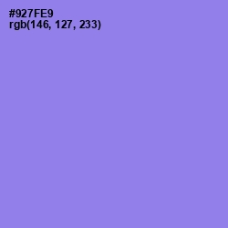 #927FE9 - Medium Purple Color Image