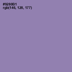 #9280B1 - Manatee Color Image