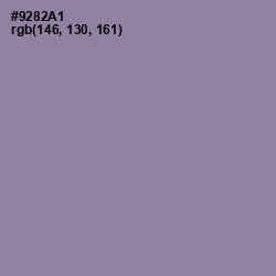 #9282A1 - Manatee Color Image