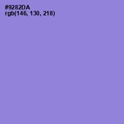 #9282DA - Chetwode Blue Color Image