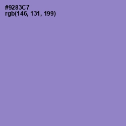 #9283C7 - Chetwode Blue Color Image