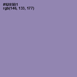 #9285B1 - Manatee Color Image