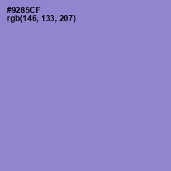 #9285CF - Chetwode Blue Color Image