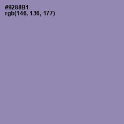 #9288B1 - Manatee Color Image