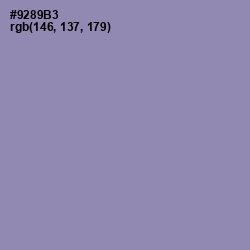 #9289B3 - Manatee Color Image