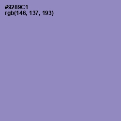 #9289C1 - Blue Bell Color Image