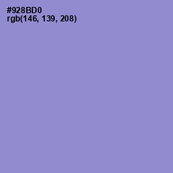 #928BD0 - Blue Bell Color Image