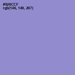 #928CCF - Blue Bell Color Image