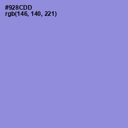 #928CDD - Chetwode Blue Color Image