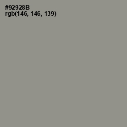 #92928B - Lemon Grass Color Image