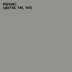 #92928C - Lemon Grass Color Image