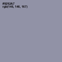 #9292A7 - Manatee Color Image