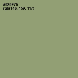 #929F75 - Gurkha Color Image