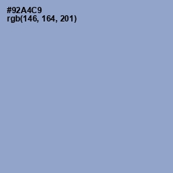 #92A4C9 - Polo Blue Color Image