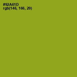 #92A61D - Citron Color Image