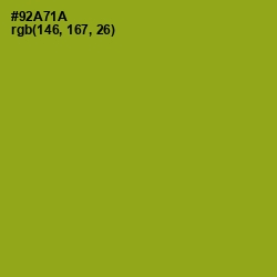 #92A71A - Citron Color Image