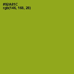 #92A81C - Citron Color Image