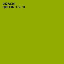 #92AC01 - Citron Color Image