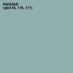 #92B0AB - Summer Green Color Image