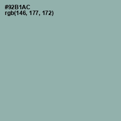 #92B1AC - Summer Green Color Image