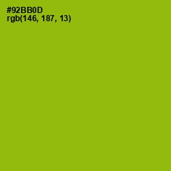 #92BB0D - Citron Color Image