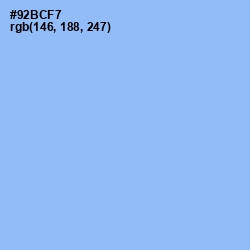 #92BCF7 - Jordy Blue Color Image