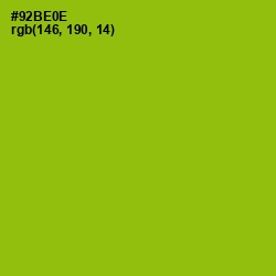 #92BE0E - Citron Color Image