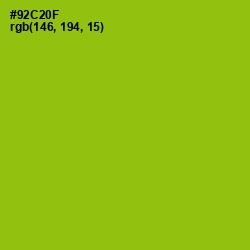 #92C20F - Pistachio Color Image