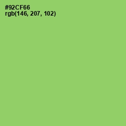 #92CF66 - Conifer Color Image