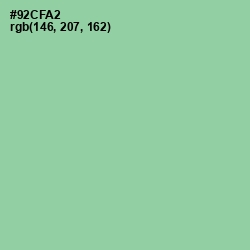 #92CFA2 - Vista Blue Color Image