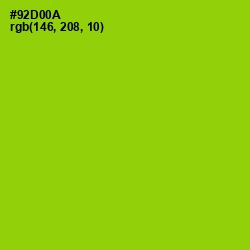 #92D00A - Pistachio Color Image