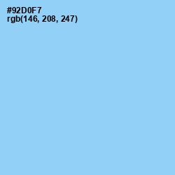 #92D0F7 - Cornflower Color Image