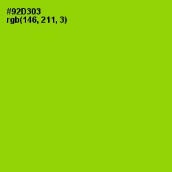 #92D303 - Pistachio Color Image