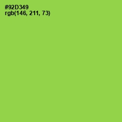 #92D349 - Conifer Color Image