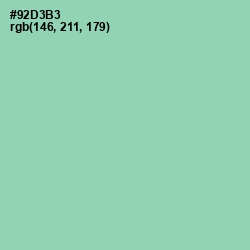 #92D3B3 - Algae Green Color Image