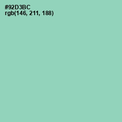 #92D3BC - Algae Green Color Image