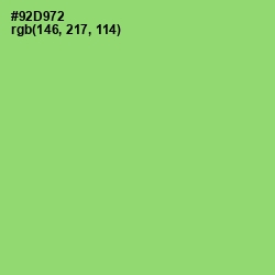 #92D972 - Wild Willow Color Image