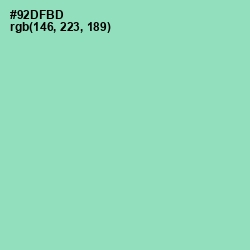 #92DFBD - Algae Green Color Image