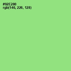 #92E280 - Granny Smith Apple Color Image