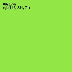 #92E747 - Conifer Color Image