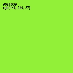 #92F039 - Green Yellow Color Image