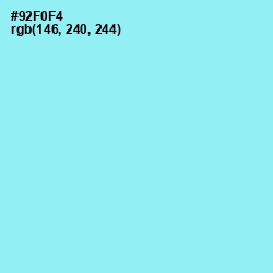 #92F0F4 - Anakiwa Color Image