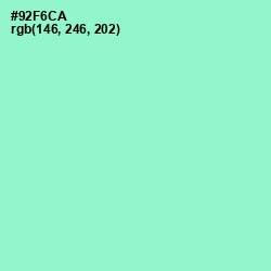 #92F6CA - Riptide Color Image