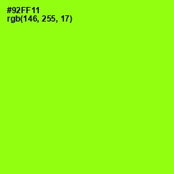 #92FF11 - Green Yellow Color Image